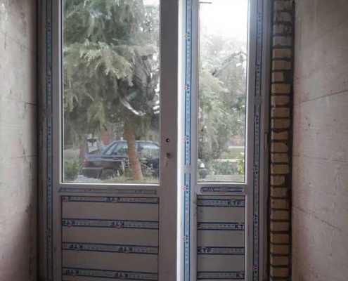 درب و پنجره فرانسوی دوجداره UPVC
