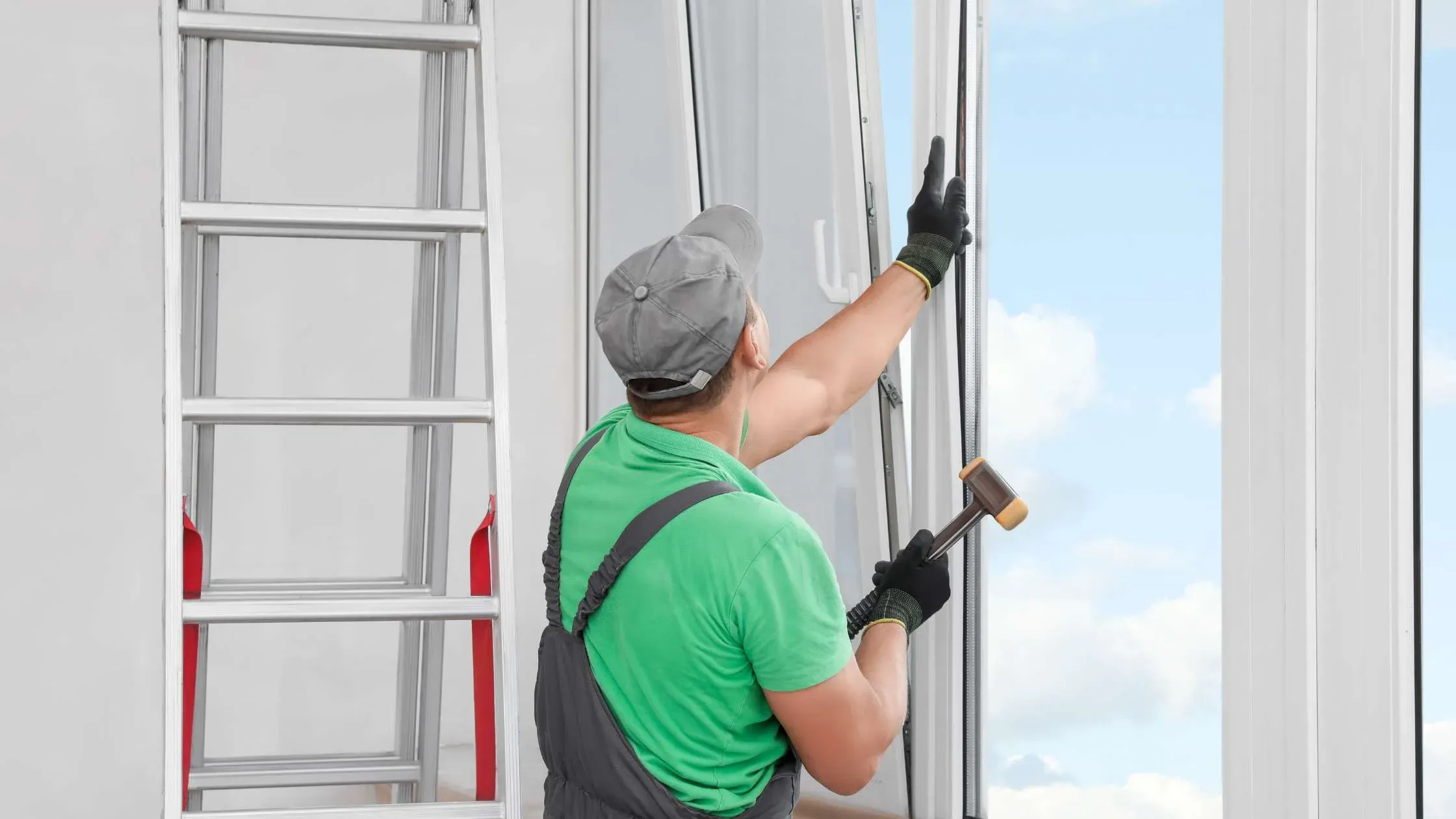 مراحل درآوردن پنجره دوجداره ریلی