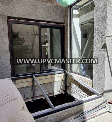 پنجره-دوجداره-مشکی-02 پروژه پنجره دوجداره وینتک کشویی مشکی