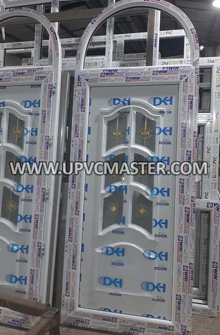 پنجره دوجداره هلالی با شیشه دکوراتیو پنجره دوجداره هلالی با شیشه دکوراتیو