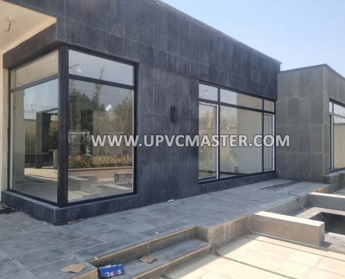 پنجره دوجداره لمینت مشکی در کرج پنجره دوجداره وین تک لمینت مشکی در کرج