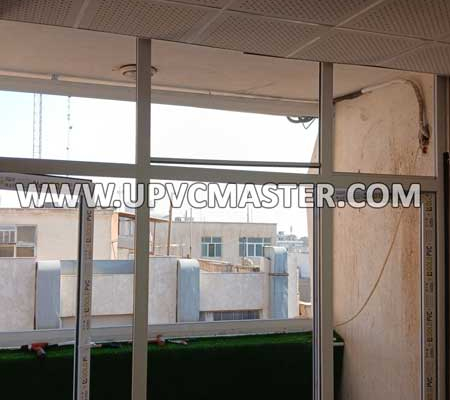 درب-دوجداره-گلدوین-3 پروژه درب دوجداره با پروفیل گلدوین در میدان فاطمی